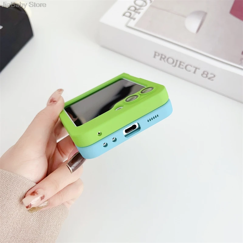 Магнитный Жидкий Блестящий Мягкий Чехол С Полным Покрытием Для Samsung Z Flip 3/4/5/6