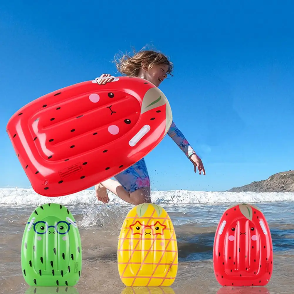 

Swimming Pool Inflatable Surfboard Good Buoyancy Strong Load-bearing Floating Surfboard with Handle Water Entertainment Toy