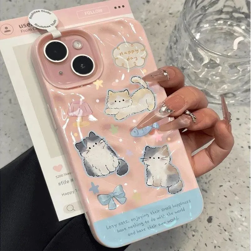Фото Чехол для телефона Cat Star 3D Meteorite для Vivo T4X T4 T3 Lite T2X G2 Z9 Lite iQOO Z10X Z10 Lite Z7i U5X 5G 4G, глянцевый мягкий чехол №3