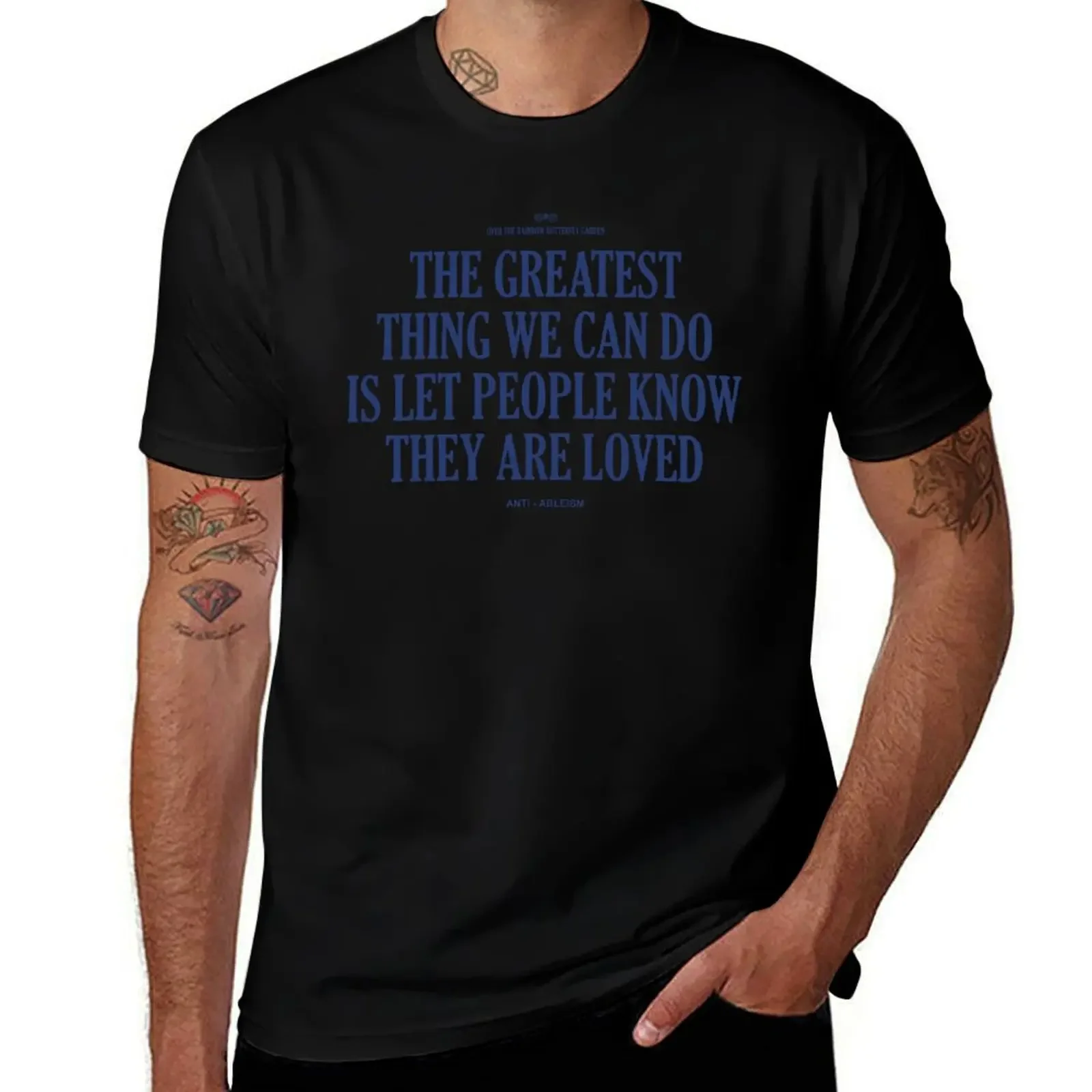 Футболка INCLUSION COLLECTION CREME - The Greatest Thing We Can Do Is Let People Know They Are Loved