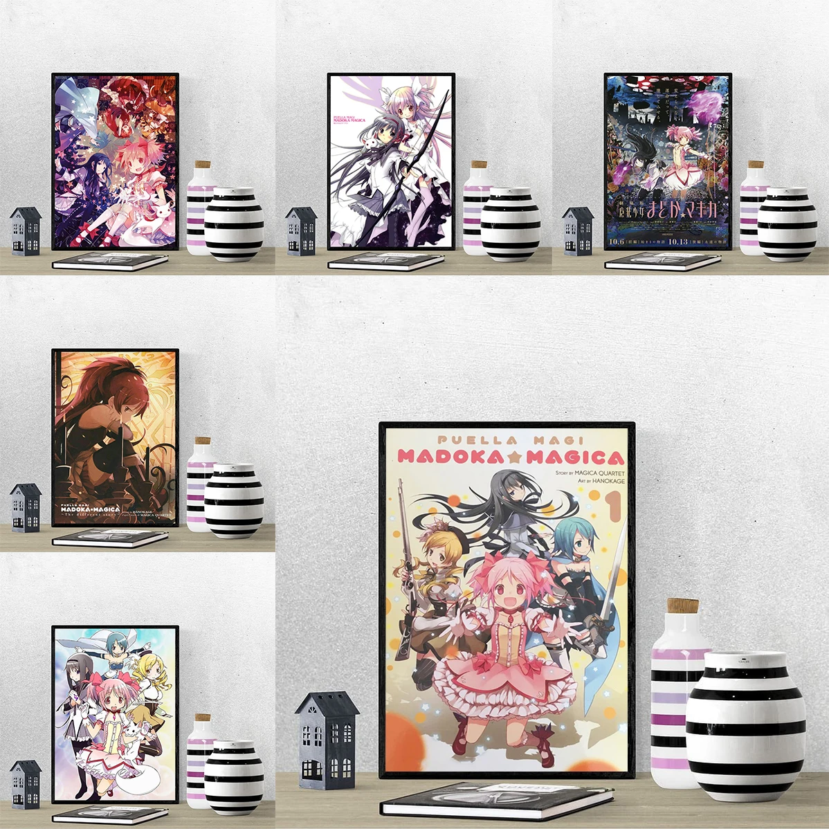 Puella Magi Madoka Magica постер холст настенная художественная роспись украшение для