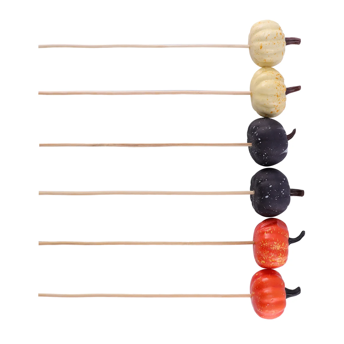 

6pcs Duable Decorative Multifunctional Pumpkin Ornament Family
