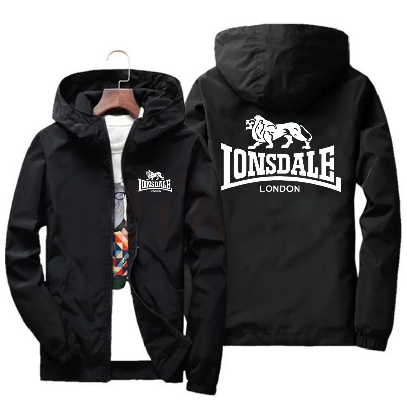 LONSDALE Летняя уличная мужская модная трендовая спортивная одежда в стиле хип-хоп и