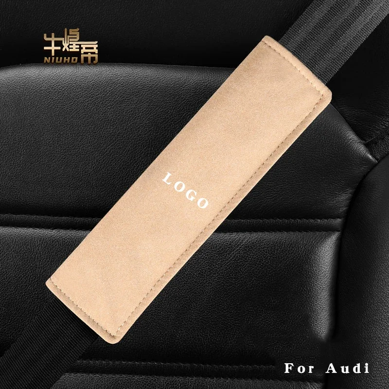 

Car Seat Belt Shoulder Cove For Audi A4 A5 A6 A7 A8 Q3 Q4 Q5 Q7 Q8 TT RS R8 Car Seat Belt Protective Cover Interior Accessories