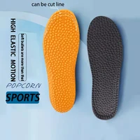 1pairs popcorn memory foam sport insoles for men women shoes deodorant breathable running cushion orthotic shoes sole pad