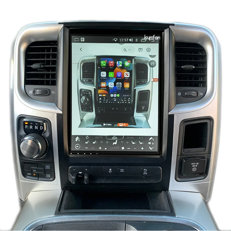 Фото Автомагнитола 2026 Premium с Android, 6 ГБ ОЗУ, GPS-навигацией для Dodge Ram 1500 2500 2013-2018, в стиле Tesla №2