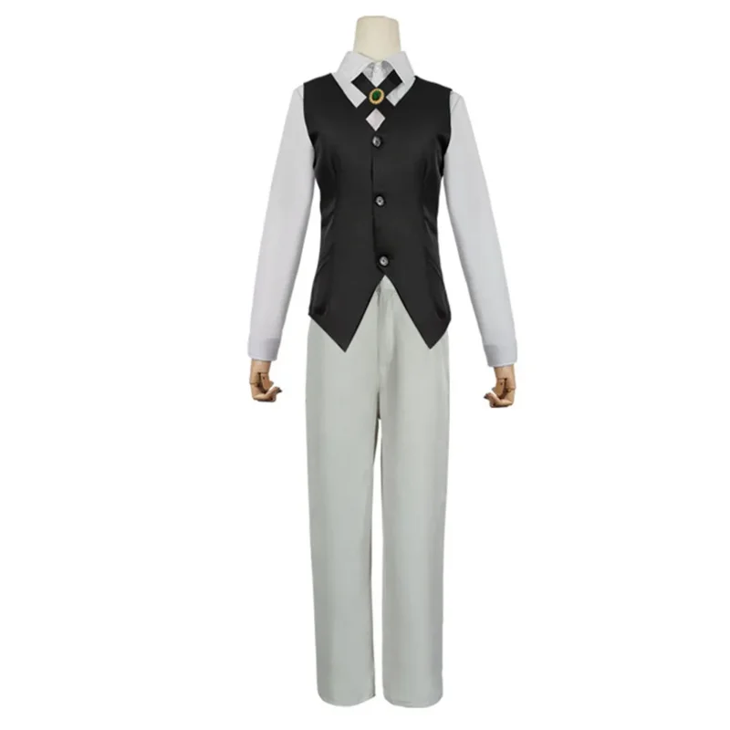 Костюм для косплея Дазая Осаму из Bungo Stray Dogs: куртка, пальто, костюм по манге 2026 для взрослых мужчин, наряд на Хэллоуин, аниме-одежда, Disfraz Hombre BSD (art.: 3920d90368759) - 3920d90368759