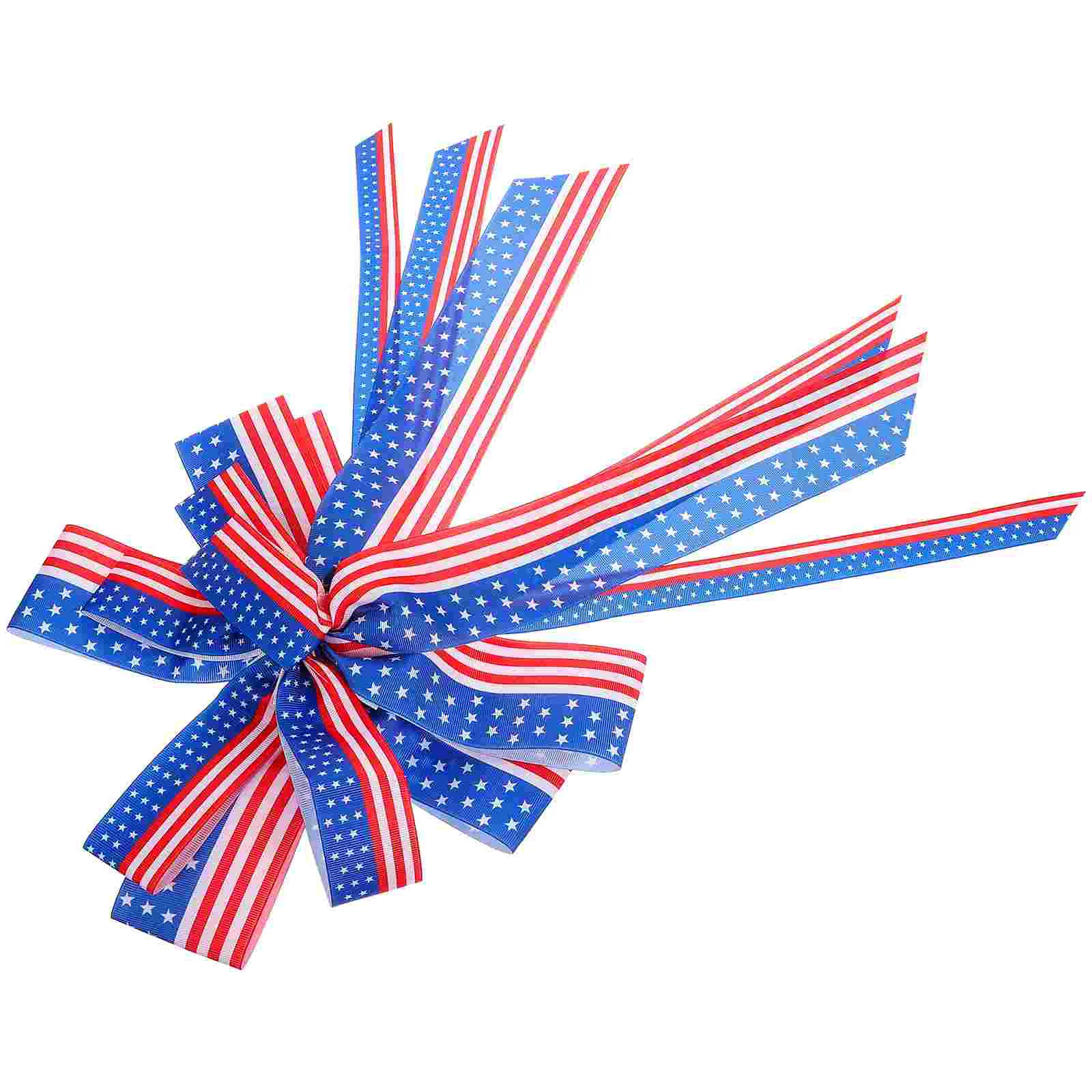 

Patriotic Bow Ornament Wreaths Bows Porch Bow Sign Home Decoration for Independence Day