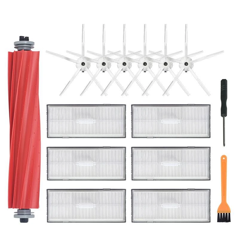 

Roll Brush Main Brush Mop Cloth HEPA Filter Side Brush For Roborock S7 T7S T7PLUS Robot Vacuum Cleaner Accessories
