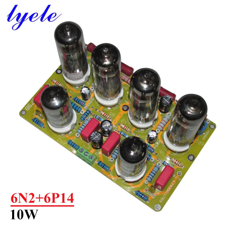6n2 6p14 Dynaco Line Tube Amplifier Board Push-pull Stereo Amplifier 10w Low Distortion and Low Noise Hifi Diy Audio