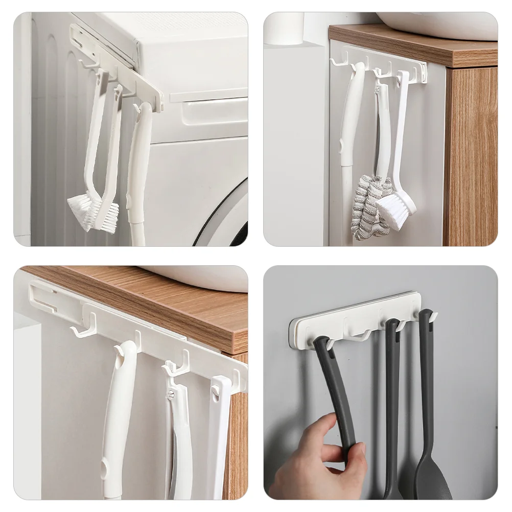 Настенные зазоры крючок выдвижные вешалки сверхмощная стиральная машина для