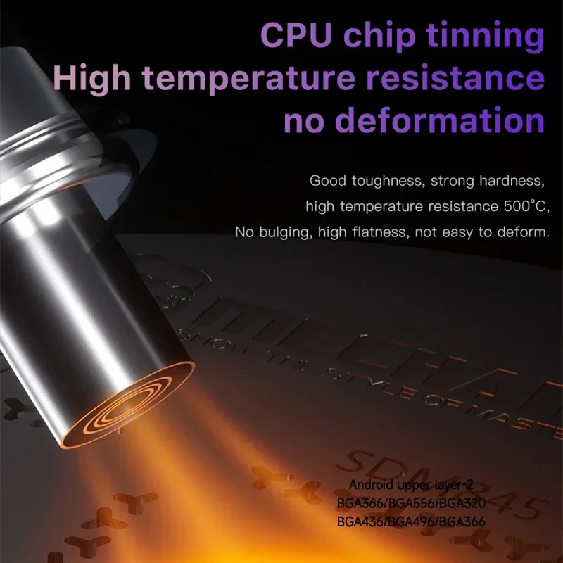 Комплект композитных трафаретов MECHANIC 9 шт. НЛО для процессора Qualcomm MTK Трафаретный