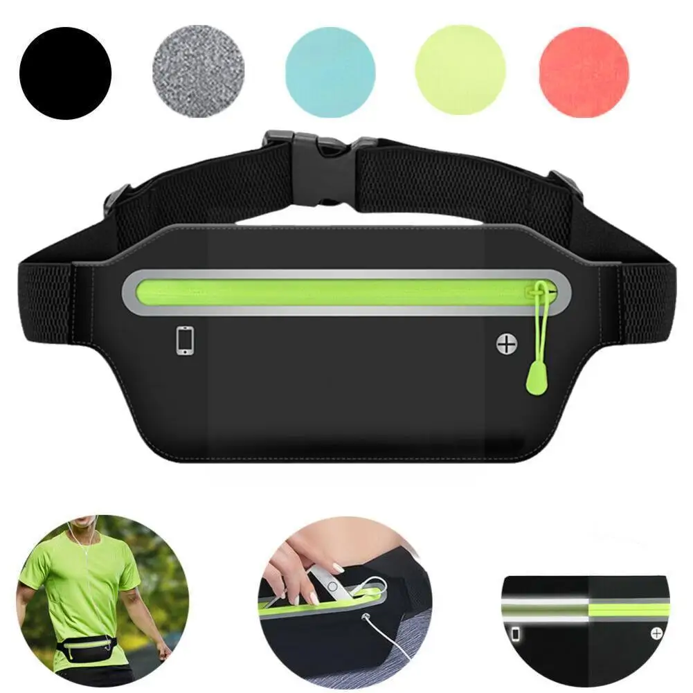 

Running Bag Women Waist Bag Waterproof Men Sport Fanny Bag Jogging Bag Cell Pack Phone Mobile Outdoor Cycling Phone Running O5c6