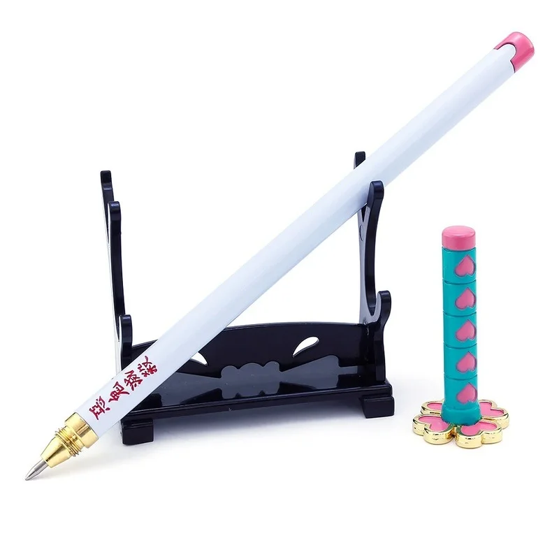 

Anime Demon Slayer Sword Gel Pen 0.5mm Black Ink Refill Writing Pen School Stationery Supplies Home Desktop Ornaments