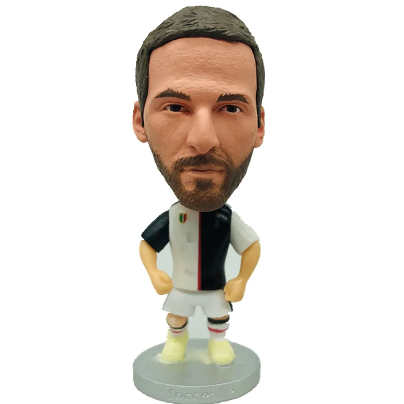

Soccerwe PVC 6.5cm Height Soccer Star Figures 21# Higuain Dolls 2020