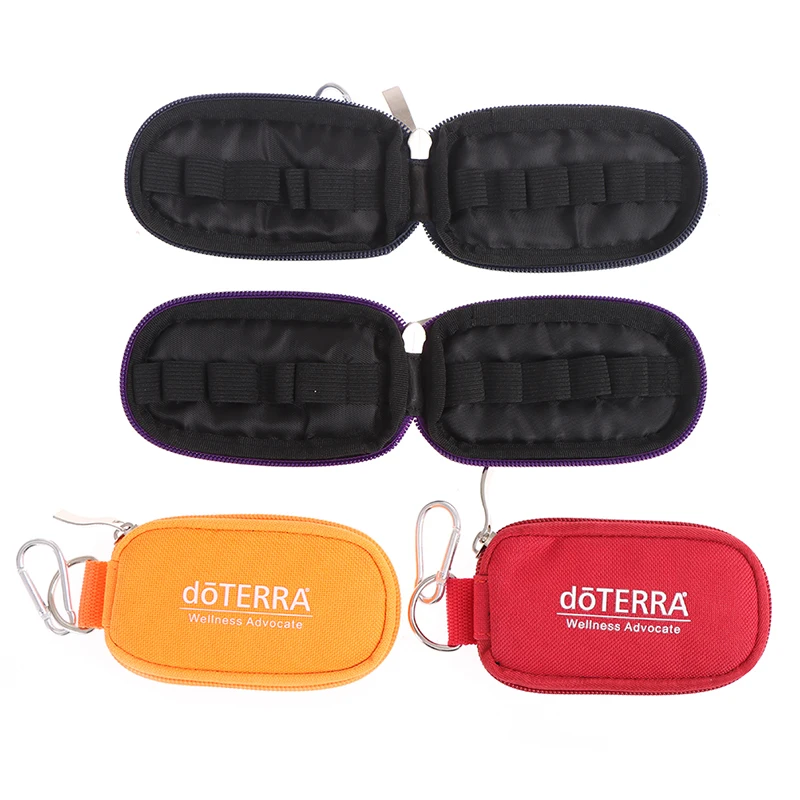 10Slots 1-3ML Essential Oil Storage Bag For Doterra Bottle Holder With Hanging Buckle Oil Travel Carrying Storage Case Organizer images - 6