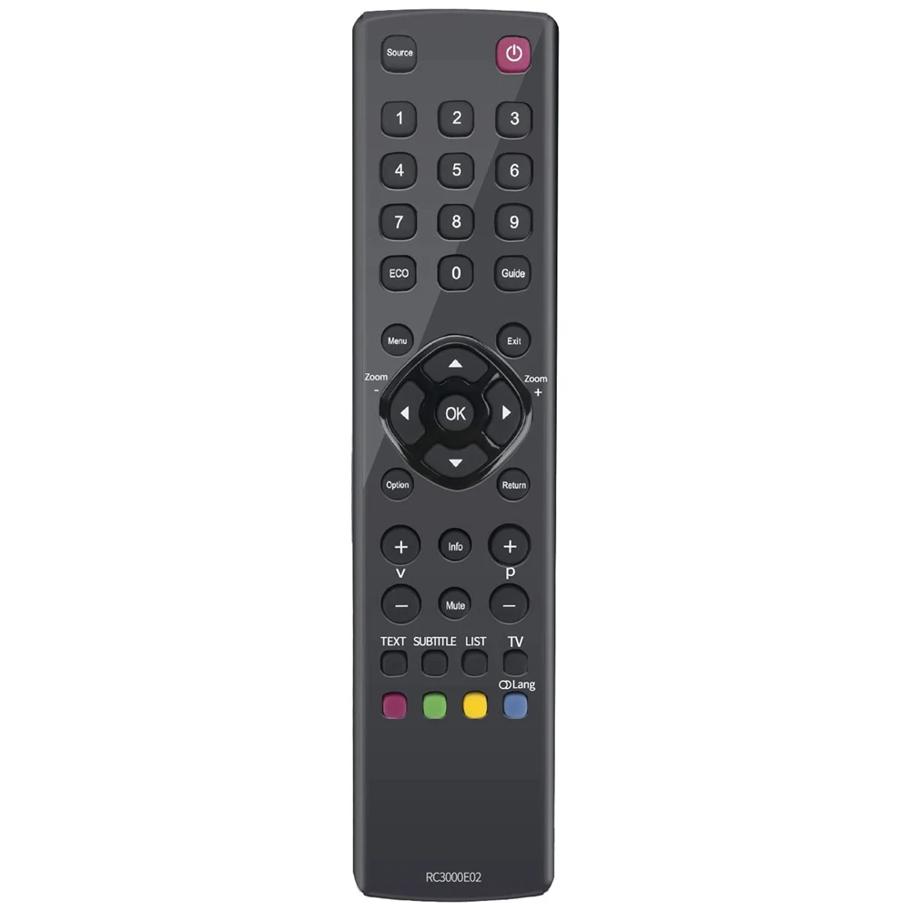 RC3000E02 сменный пульт дистанционного управления для TCL TV L19E4103 L40E3000F L40E5200F L46E5300F L48F3300F L24D3260F L24D3270 L32D3260