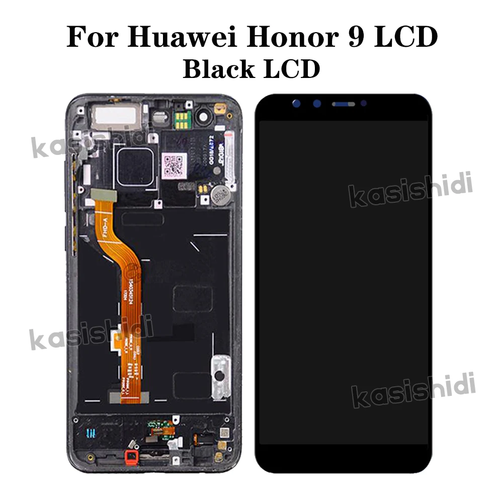 Фото 5,15 ''для Huawei Honor 9, ЖК-дисплей, преобразователь сенсорного экрана в сборе для Huawei Honor 9 STF-L09, детали дисплея №5