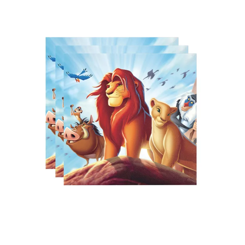 Праздничные украшения в комплекте Король Лев Simba скатерть с воздушными шарами