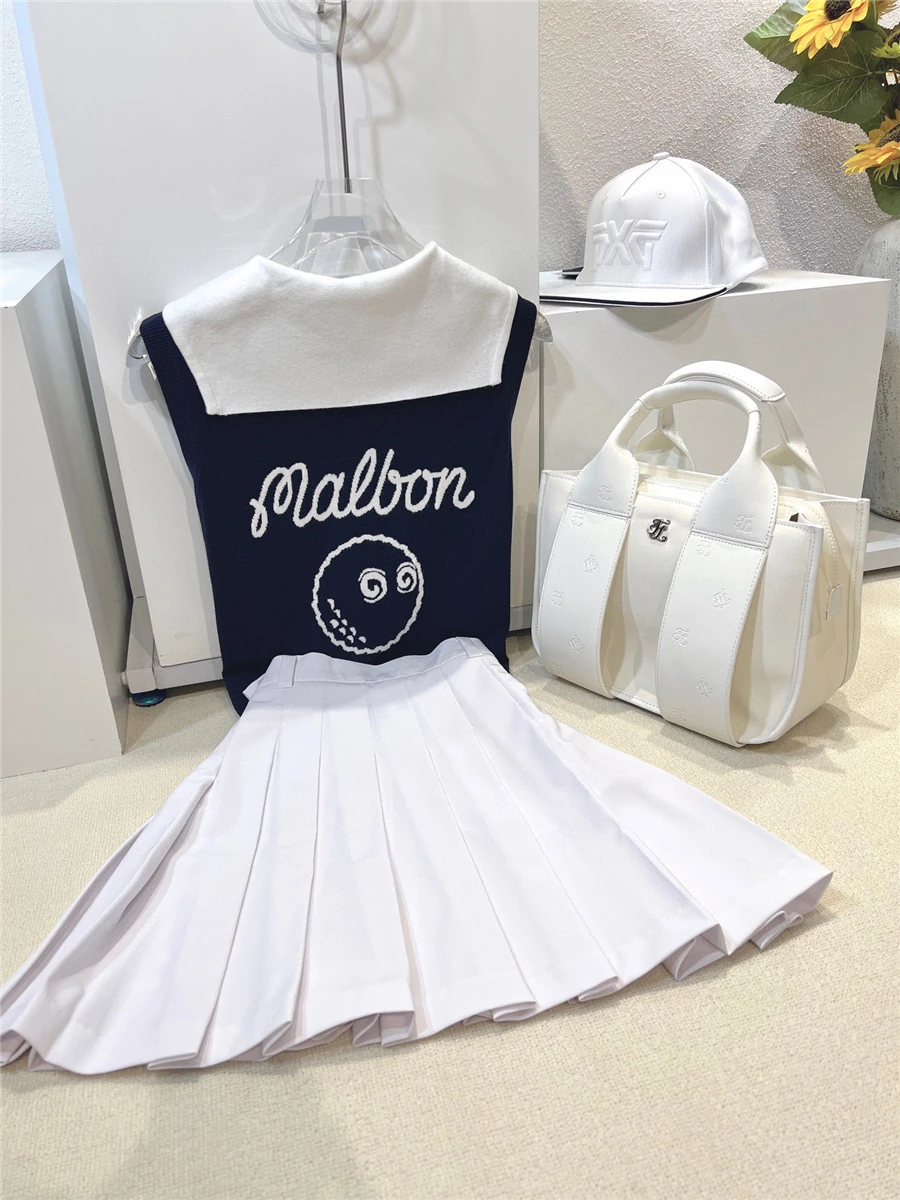 Spring/Summer 2022 Ladies for Golf Clothing Ladies Sleeveless vest short sleeve sweater Ice thin breathable outdoor sport