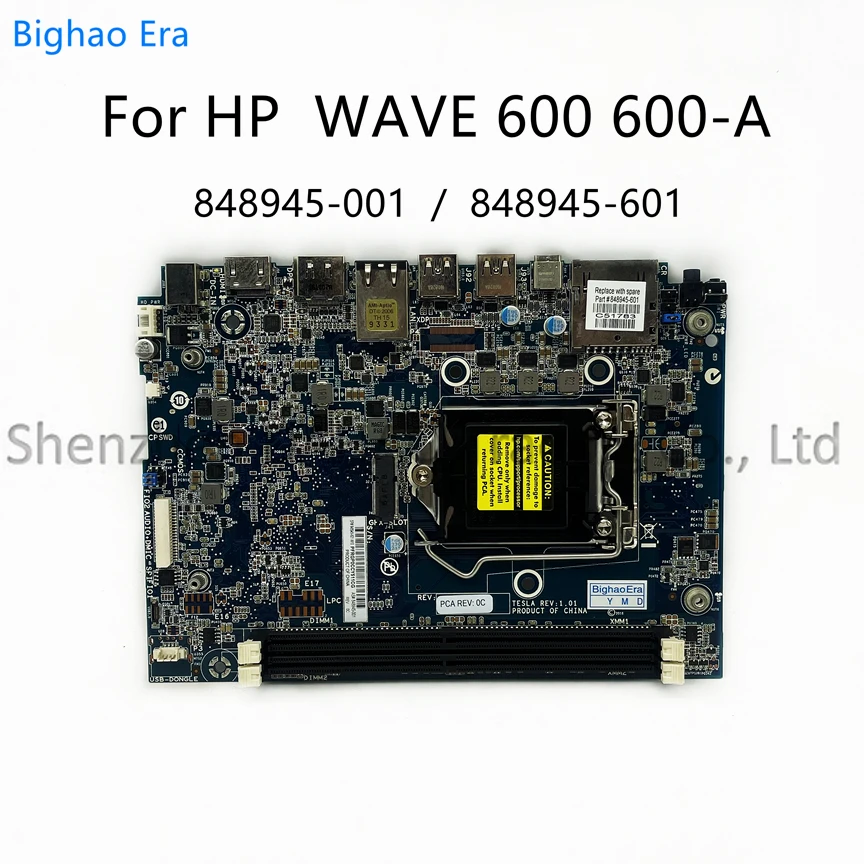 

For HP Pavilion WAVE 600 600-A Motherboard With H170 Chipset LGA1151 TESLA REV:1.01/02 SPS:848945-001 848945-601 100% Tested