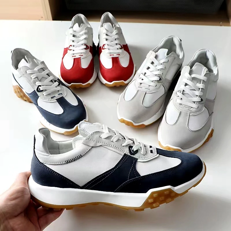 Golf Shoes Men's Forrest Gump Shoes Retro Running Shoes Golf Shoes TPU Sole Non-Slip Anti-Shock Strong Grip Men's Sports Shoes