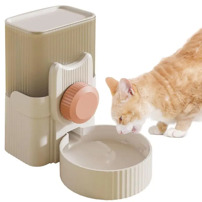 

Автоматические кормушки для кошек | Подвесной автоматический дозатор воды для еды | Гравитационная автоматическая кормушка 34 унции, водостойкая зеркальная миска для еды, устройство для кормления собак