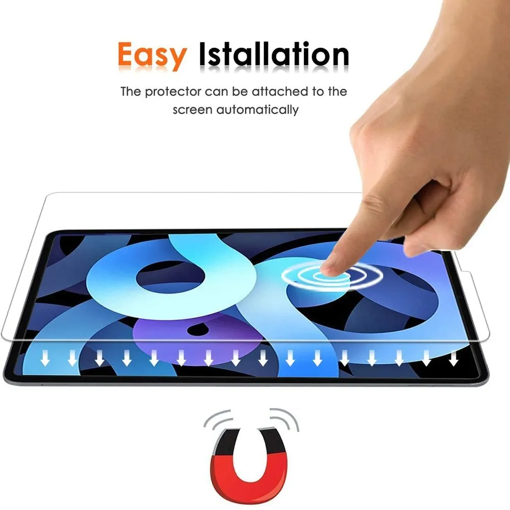 

Tempered Glass Screen Protector for iPad Air 4 10.9 iPad 2 3 6 7 8th Pro 9.7 10.2 10.5 11 Inch Mini 5 7.9 Tablet Protective Film