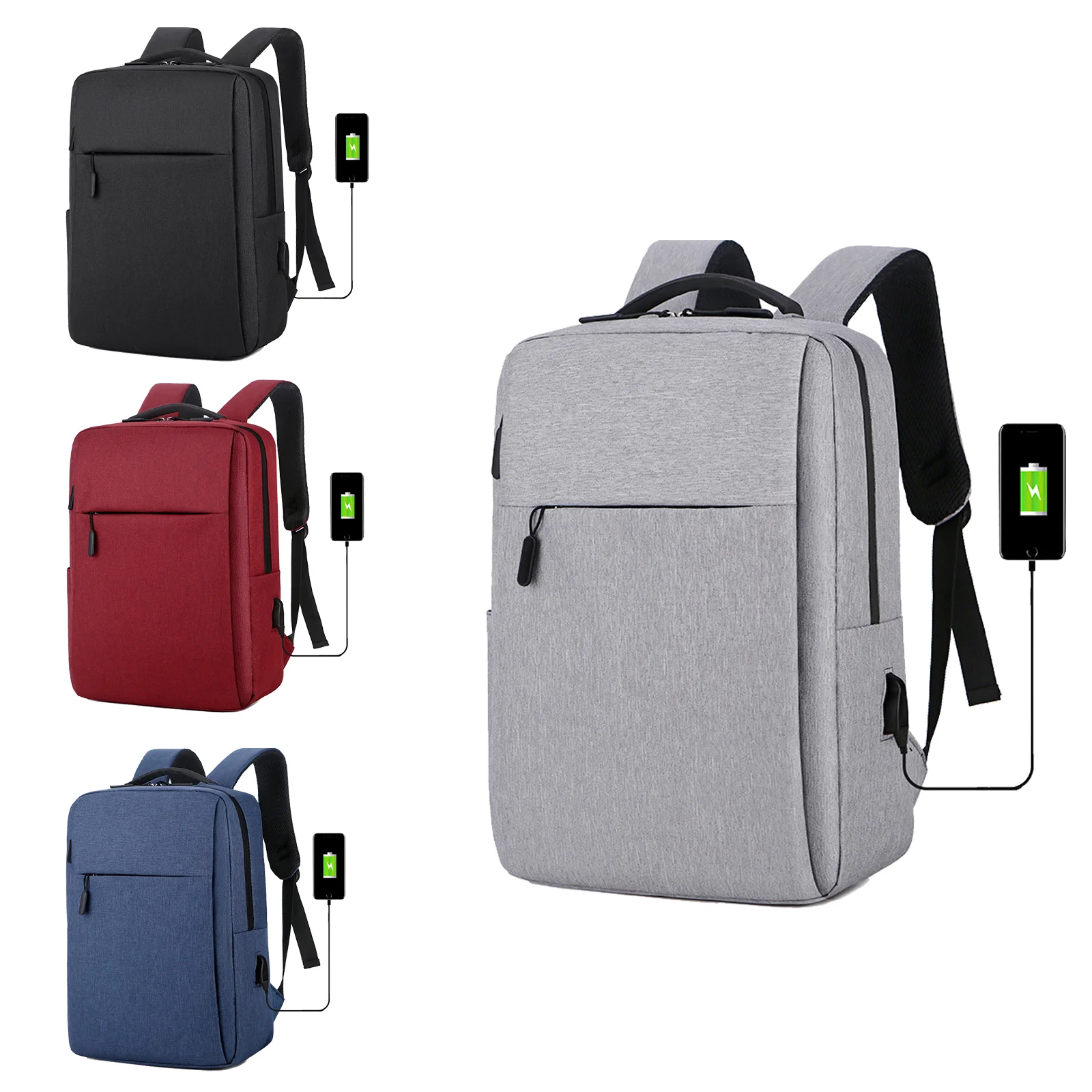 

Backpack Multifunctional Waterproof Bags for Male Business Laptop Backpack USB Charging Bagpack Casual Rucksack