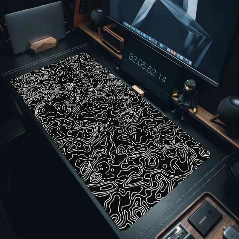 Коврик для мыши с черной линией, 900x400 мм