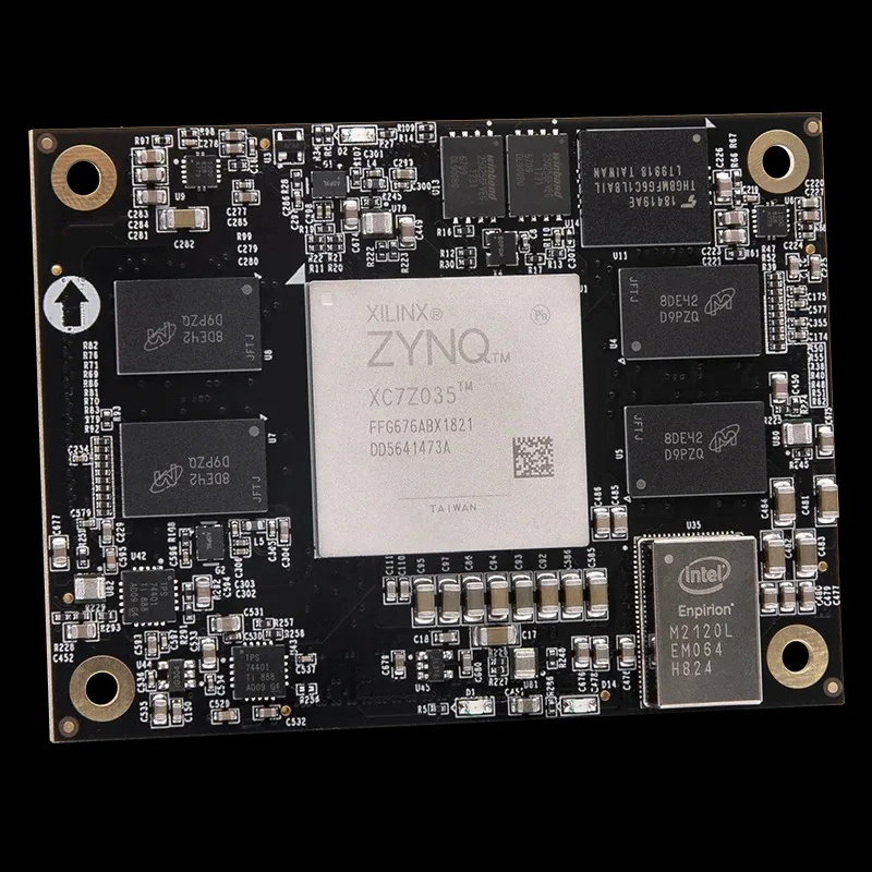 Основная плата разработки Xc7z035 Xc7z100 Industrial Alinx Black and Golden Ac7z035 Ac7z100