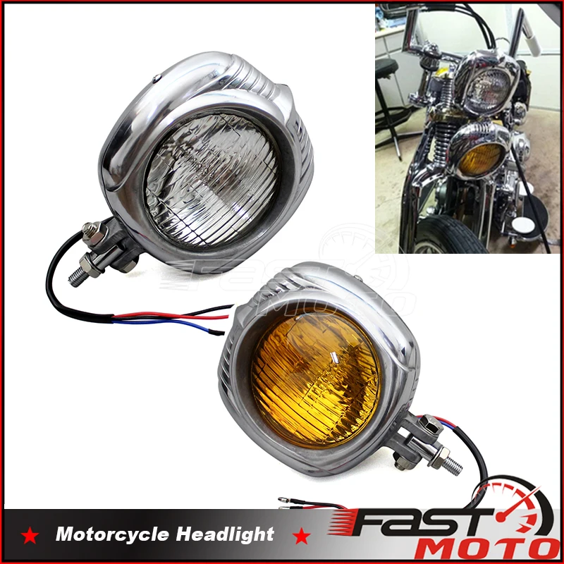 Универсальная мотоциклетная головка светильник для BMW Harley Chopper Bobber Cafe Racer Touring Custom