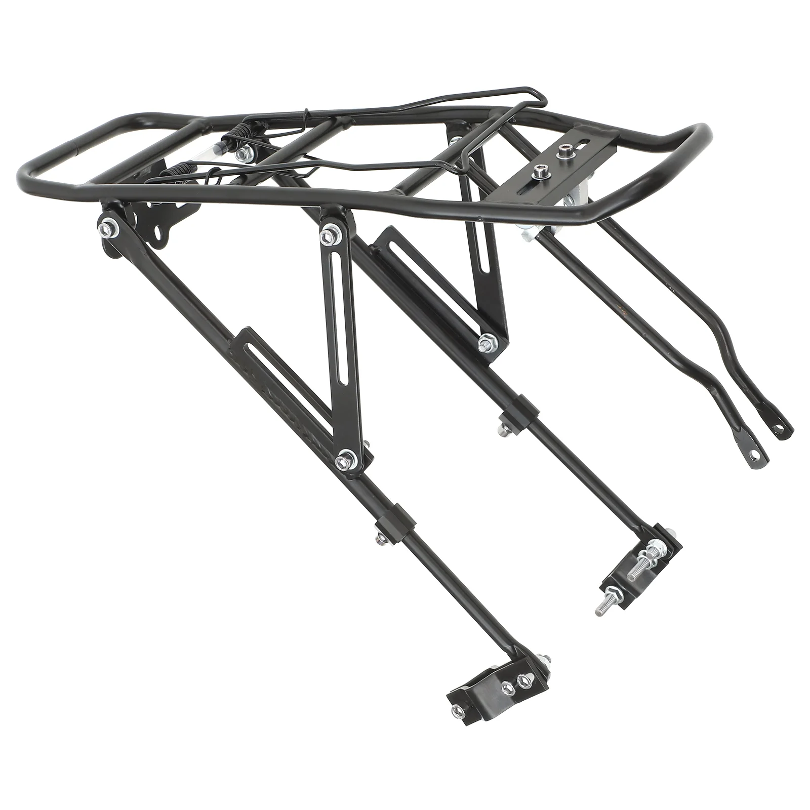 

Rear Bike Rack Bike Cargo Rack- On Carrier Rack- Easy to Install Quick Release- Height Adjustable for 26- 29 Frames