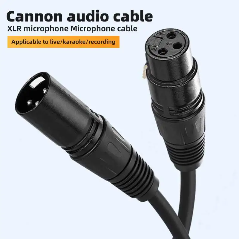 Кабель Cannon «штырь-гнездо», 3-контактный разъем XLR, Соединительный шнур, автомобильный удлинитель для камеры заднего вида, видеорегистратора, провод для HD-монитора Кабель Cannon «штырь-гнездо», 3-контактный разъем XLR, Соединительный шнур, автомобильный удлинитель для камеры заднего вида, видеорегистратора, провод для HD-монитора