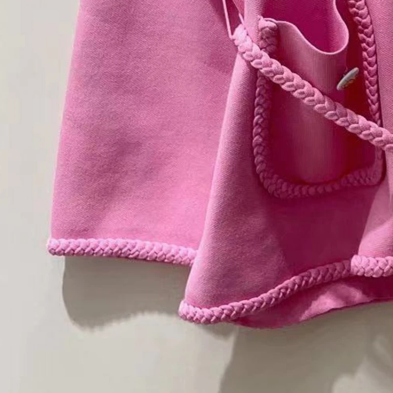

Women Sweater 2022 Spring New Belt Pocket Cardigan /Tank /Skirt