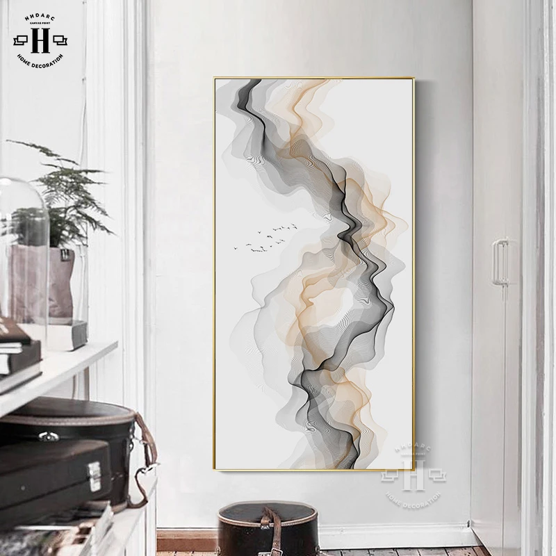 

Chinese Abstract Style Canvas Print Painting Poster Large Size Wall Picture Art Hallway Porch Living Room Office Home Decoration