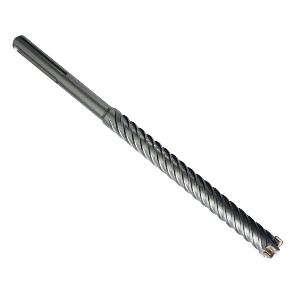 

Ударное сверло, сверло 18 мм-25 мм, 1 шт., длина 280 мм, нескользящая ручка, дизайн, стандартный хвостовик, серебряные сверлильные стены