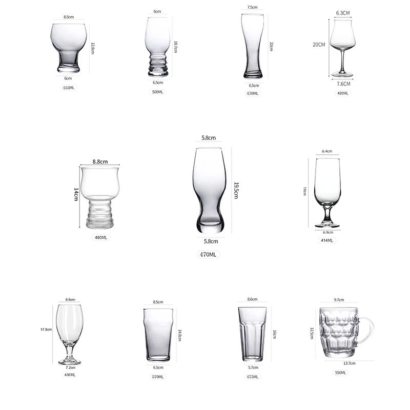 

Бокал для красного пива, домашний бокал для пива, высококачественный модный бокал для пива большой емкости, бокал для пива ручной работы, стакан для коммерческого вина