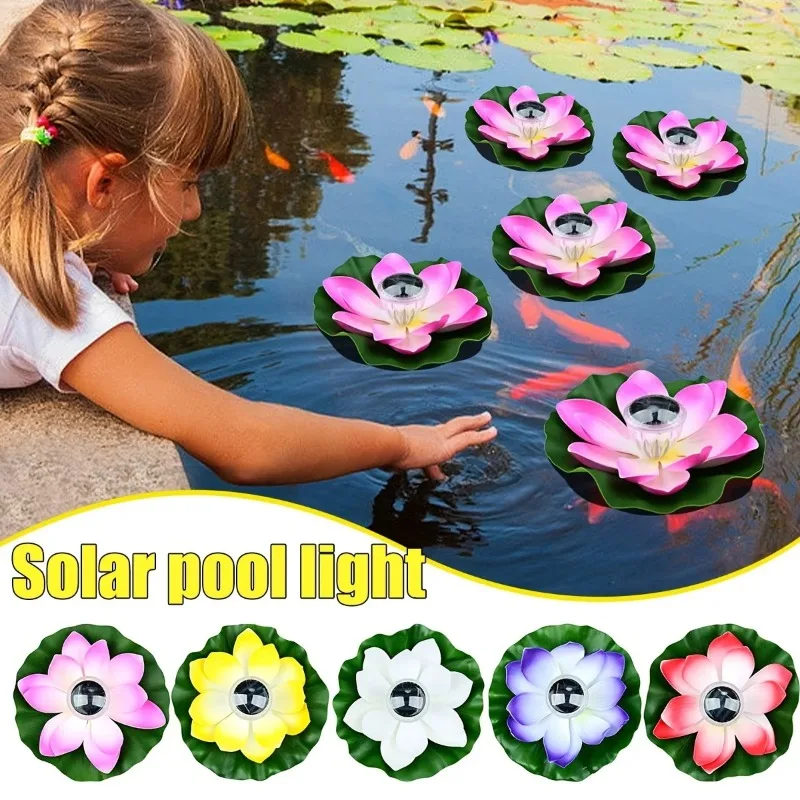 Внешнее освещение для сада искусственный Лотос