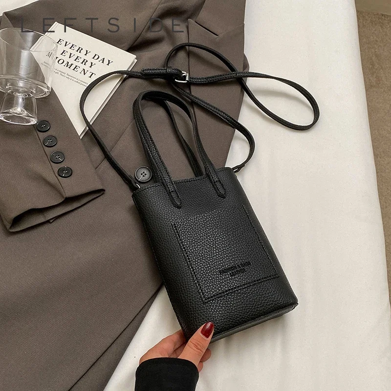 Левая сторона дизайнерская мини-сумка из искусственной кожи женские сумки и