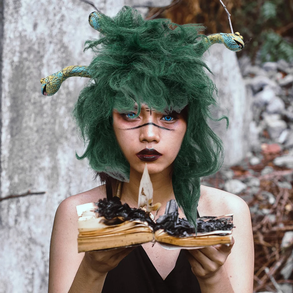 

Costume Snake Headdress Dress Headpiece for Mardi Gras Masquerade Party