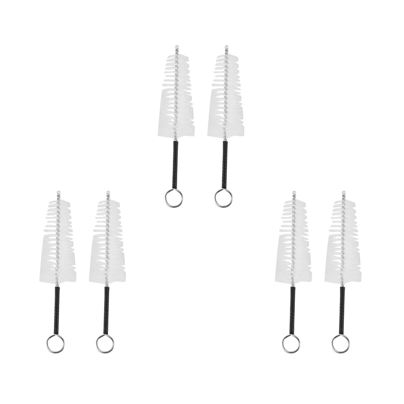 

6Pcs Universal Mouthpiece Cleaning Brush Nylon For Trombone Trumpet French Horn Wind Instrument