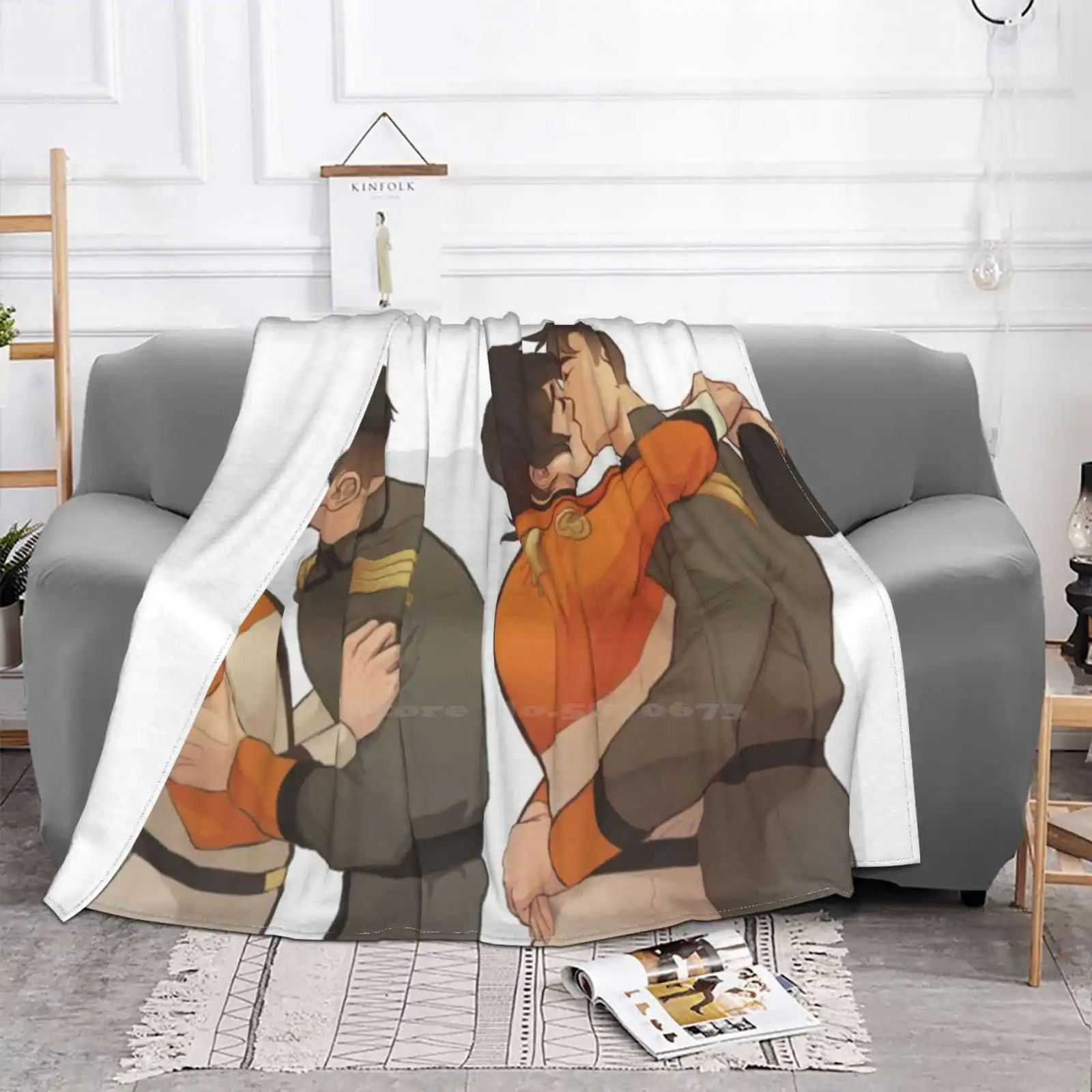 Мягкое теплое одеяло Garrison Kiss Sheith Keith Kogane Takashi Shirogane