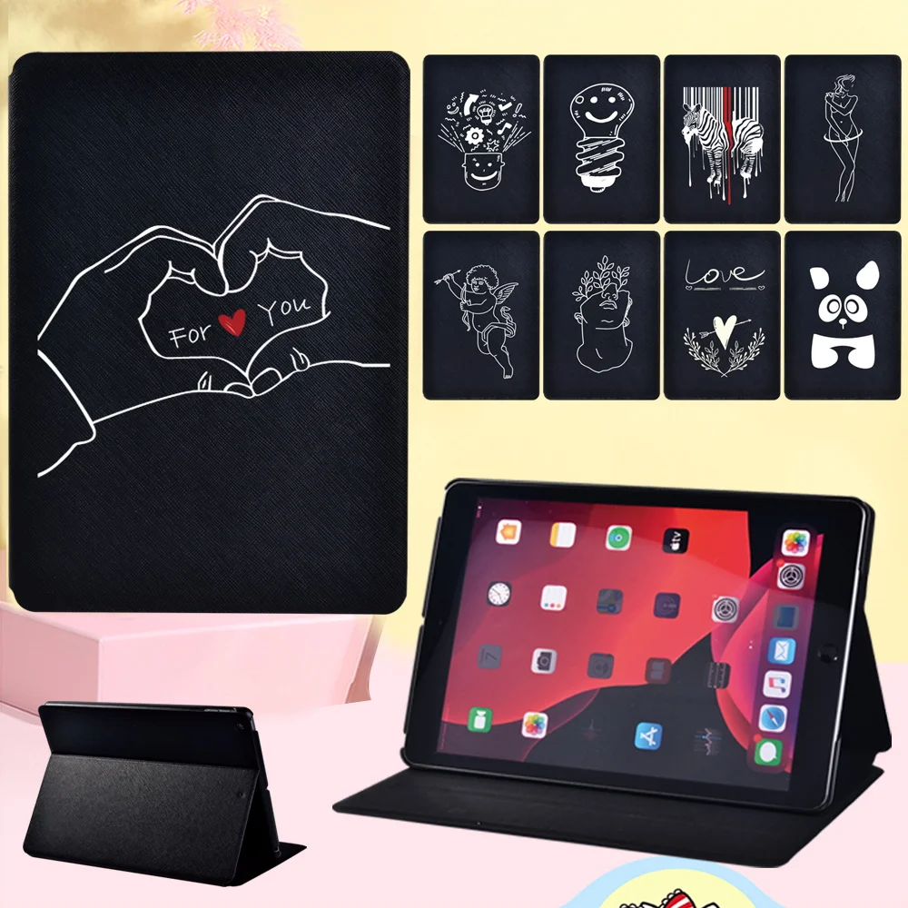 

Apple Ipad 9th 10.2" Cover/IPad 2 3 4/Mini 6/Mini 1/2/3/4/5/iPad 8th 7th 6th 5th/Air 1 2/Air 4/Air 5 10.9" Leather Tablet Case