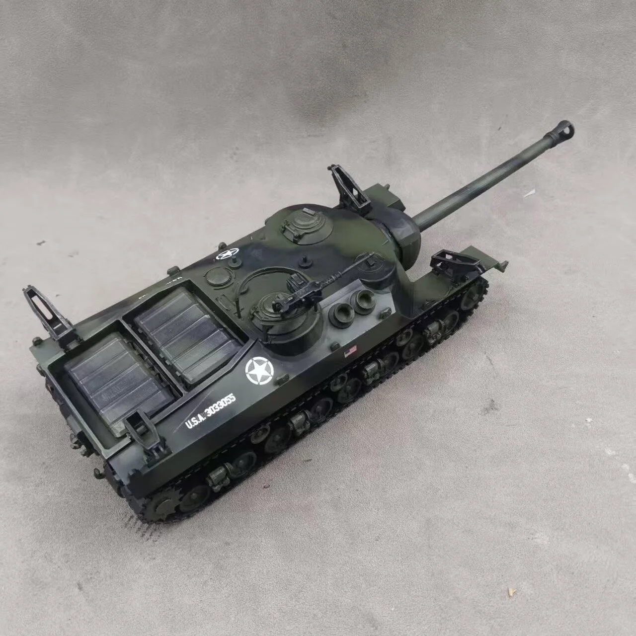 Фото Американский сверхтяжелый танк T28 (переименованный в T95) масштаба 1/35, готовая модель с ручной росписью, декоративное украшение, напечатанное на 3D-принтере. №4