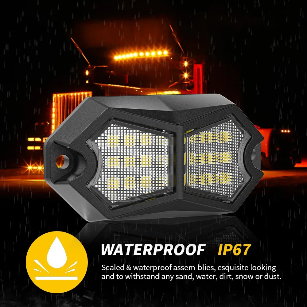 Деталь для внедорожника Bayerley атмосфера красочная 6 цветов 18 светодиодов шасси