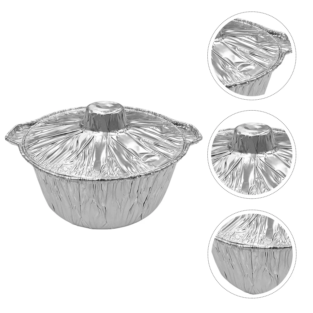 

Outdoor Foil Pan Multi-function Barbecue Pan Portable Camping Pot Camping Supply