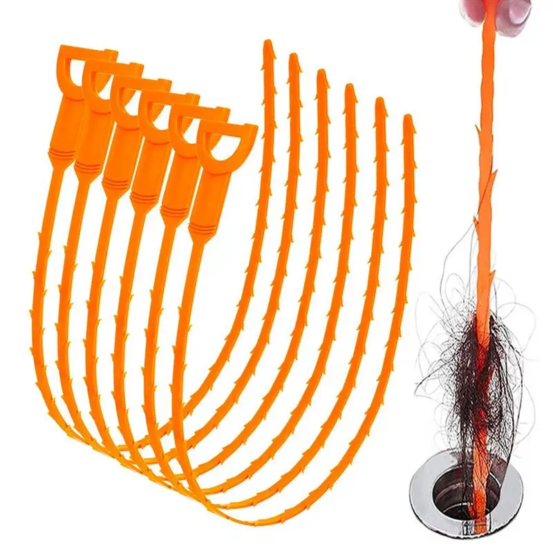 

20 Inch Drain Clog Remover Tool Sink Unblocker Tool With Easy Operation Sink Drain Cleaner Sticks Tool Shower Drain Cleaner Tool