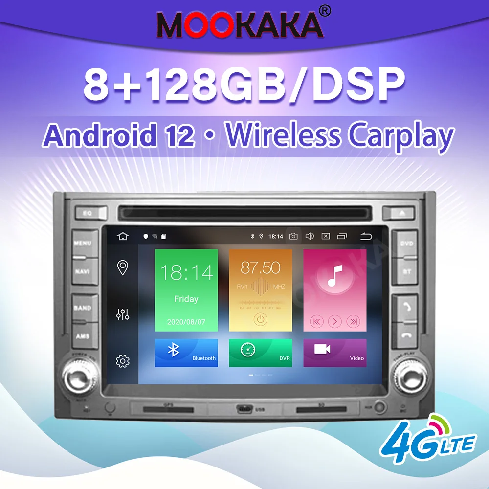 

128G Android 12 сенсорный экран радио приемник PX6 GPS-навигация Мультимедиа для HYUNDAI H1 2007-2015 аудио стерео плеер головное устройство