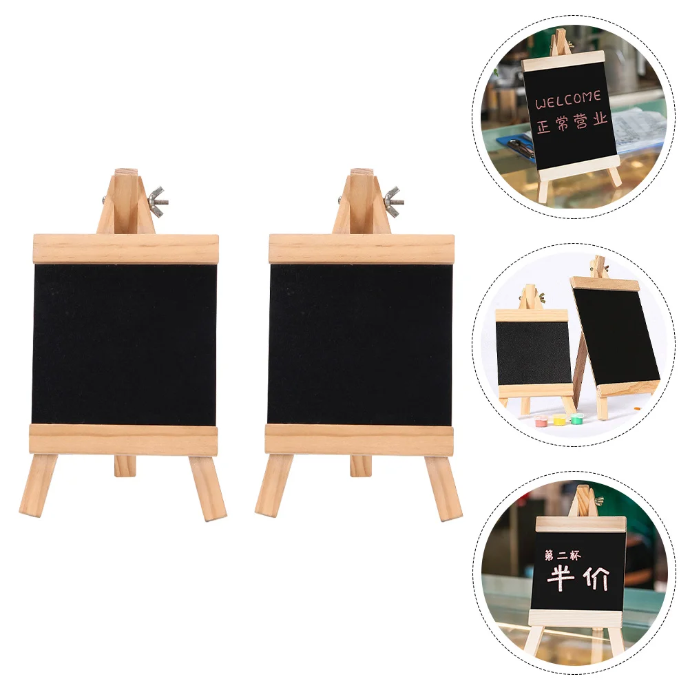 

Board Chalkboard Message Mini Signs Blackboard Chalk Tabletop Sign Chalkboards Easel Standwood Wooden Boards Menu Place Display